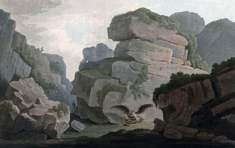 John William Edy Heliesund, a Pass between the Rocks oil painting image